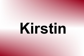 Kirstin name image