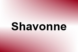Shavonne name image