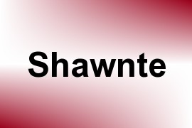 Shawnte name image
